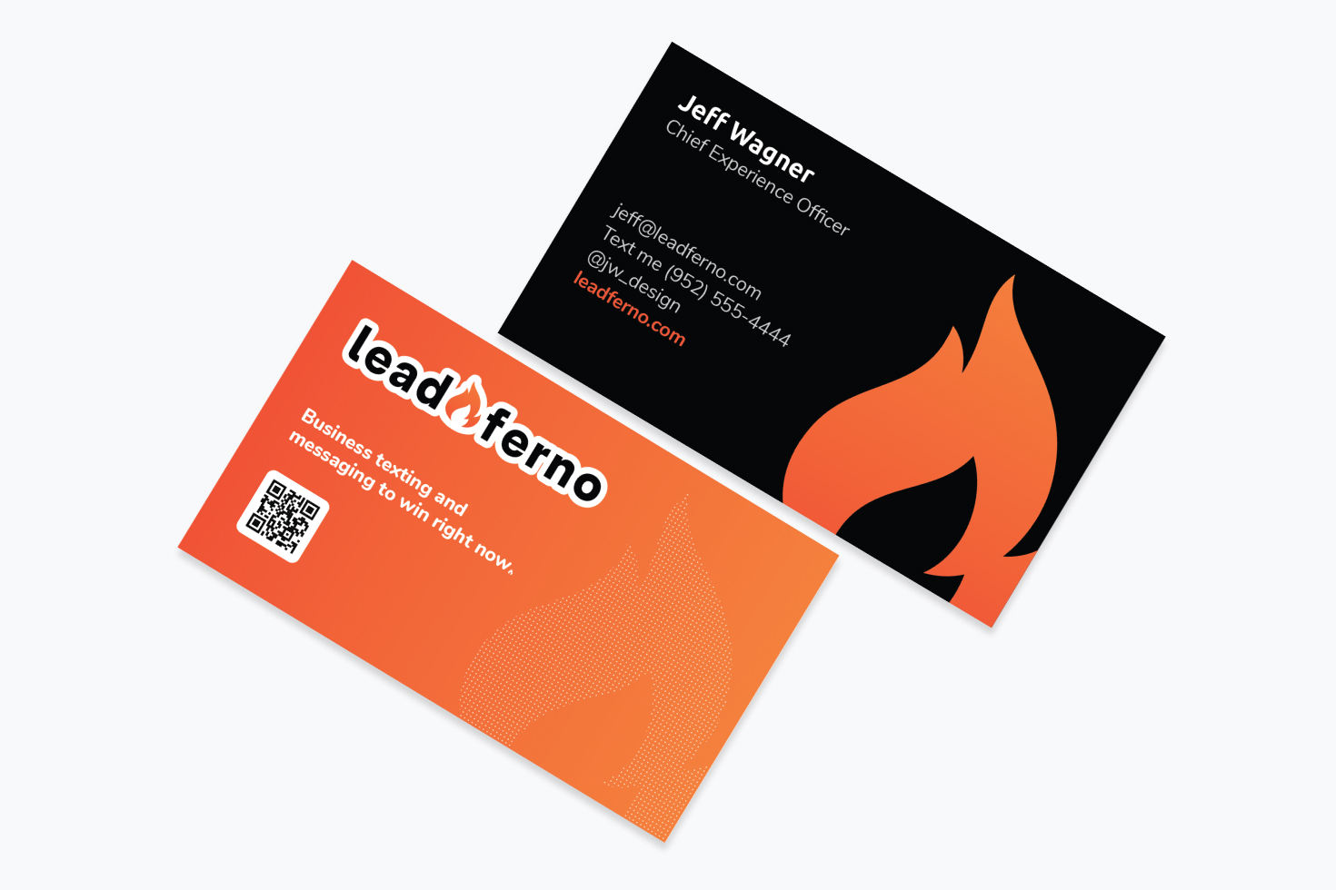 Leadferno business card